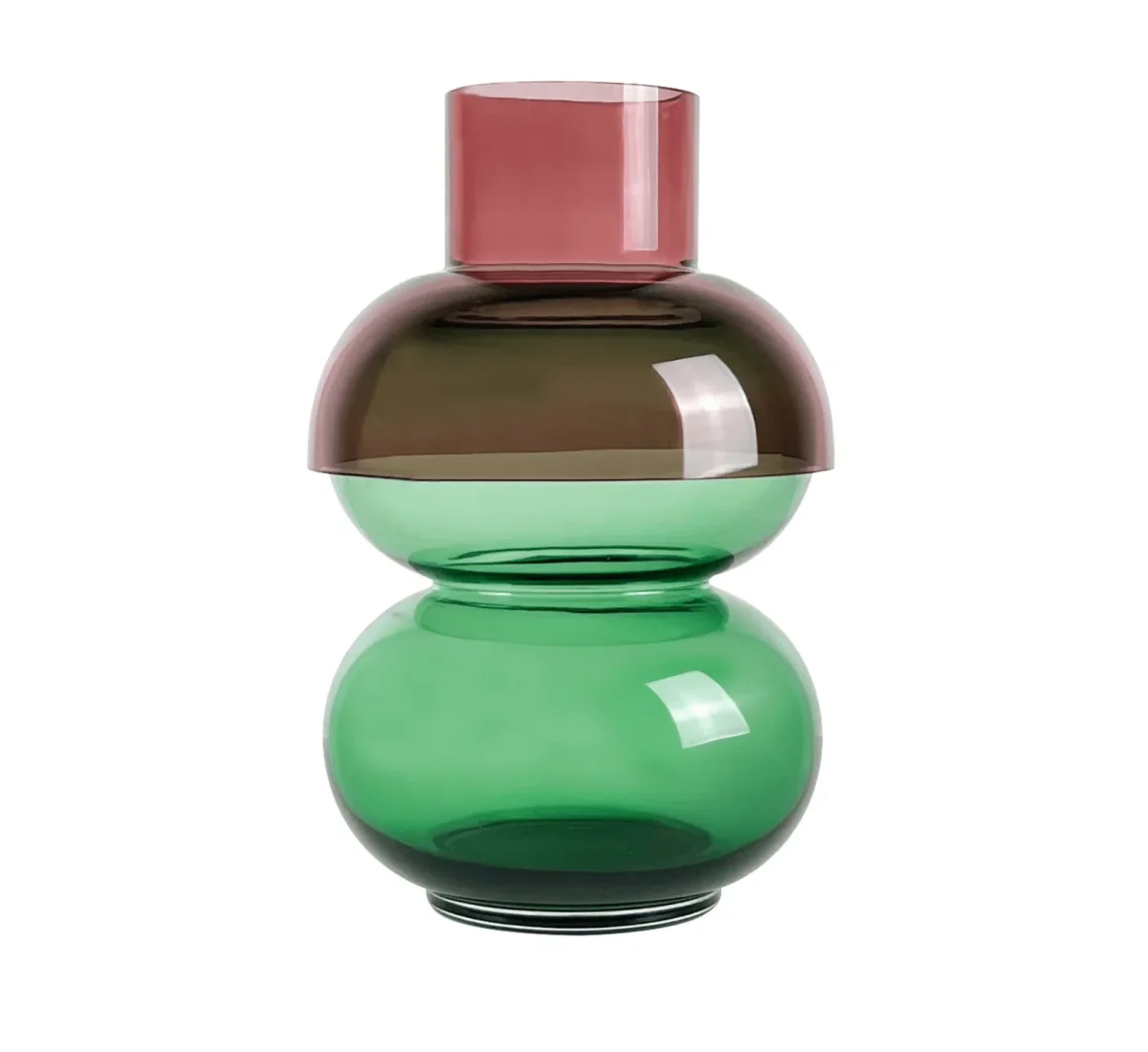Vaso Bubble Pink and Green /L - immagine 4